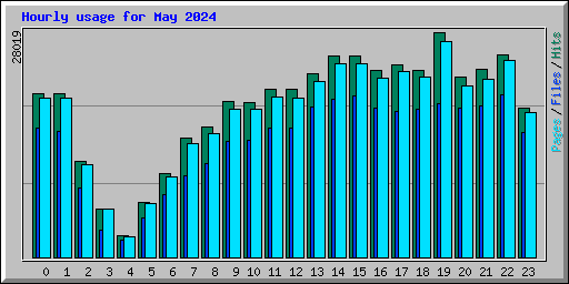 Hourly usage for May 2024